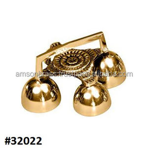 Clochette à 4 son et plaqué or, de couleur or - Product Image 3