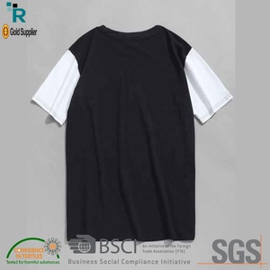 Camiseta de algodón estampada personalizada para hombre, ropa ecológica de manga corta con cuello redondo de talla grande OEM al por mayor - Product Image 2