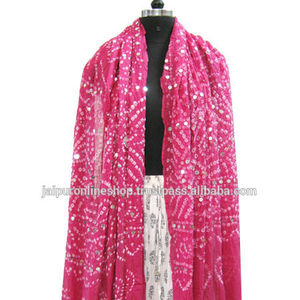 <b>Indian</b> Ladies Bandhani Dupatta - Product Image 1
