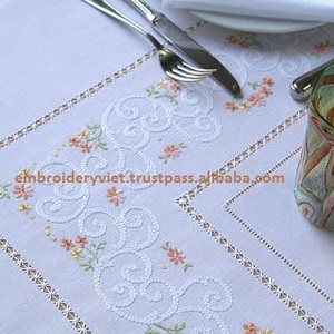 Vietnam Handmade Embroidery <b>Table</b> <b>Cloth</b> - Product Image 3