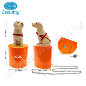 Caja de Donaciones Promocional de Plástico para Perros Guía, Caja de Ahorro de Dinero - Product Image 1