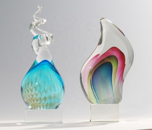 High Quality European Fashion Art Glass Sculpture Good Quality Glass Crafts