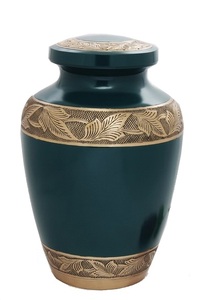 โกศโลหะสำหรับบรรจุอัฐิมนุษย์แบบอเมริกัน  บุด้วยทอง  สำหรับผู้ใหญ่  ดีไซน์คลาสสิกสีทอง  สำหรับบรรจุอัฐิมนุษย์  สามารถสลักชื่อได้ - Product Image 4