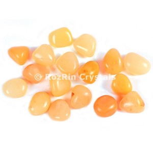 Nouvelle arrivée Aventurine jaune pierres dégringolées - Product Image 1