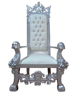 เก้าอี้ King Lion Royal throne สไตล์ยุโรปหนังไม้เป็นกระจุกสำหรับโรงแรมพักผ่อนรับประทานอาหารห้องนั่งเล่นงานแต่งงาน-jepara - Product Image 2