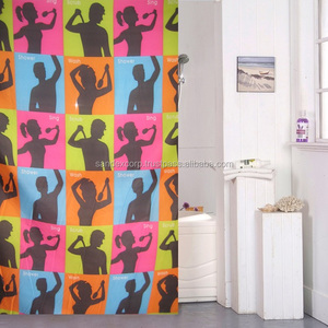 ผ้าม่านราคาแพงที่มีการออกแบบพิมพ์ผ้าม่านห้องพักในอินเดีย - Product Image 2