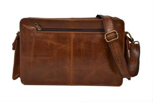 Venta al por mayor de cuero genuino de 15,6 pulgadas de negocios ejecutivo Laptop bolsos bandolera para hombres de oficina de negocios Laptop bolso de hombro - Product Image 5