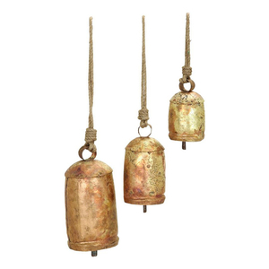 กระดิ่งลมเหล็กดัดสไตล์โบราณระฆังโลหะประดับในสวนสำหรับงานแต่งงานในบ้านในร่มที่ทันสมัยได้รับแรงบันดาลใจจาก INS - Product Image 1