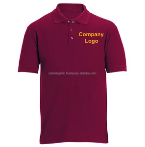 Polo de travail personnalisé 100% coton avec broderie de votre Logo chemises uniformes d'entreprise unies pour les travailleurs