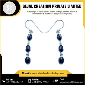 925 <b>Silver</b> Gemstone Earring From India - Product Image 4
