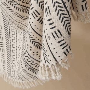 De algodón manta venta al por mayor de textiles para el hogar tejida a mano india manta - Product Image 3