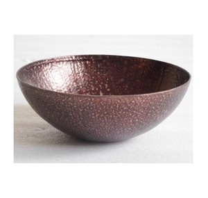 Cuenco de cobre antiguo en relieve o martillado para fruta, cuencos de Metal para Hotel, restaurante y hogar, venta al por mayor, barato, nuevo diseño - Product Image 5