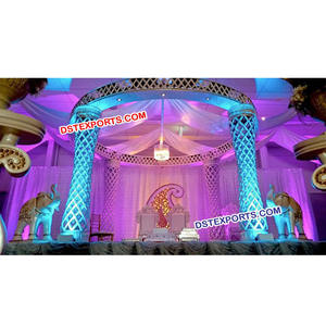 Mandap เสางานแต่งทำจากไฟเบอร์,Mandap เสื้อคลุมงานแต่งงานทำจากไฟเบอร์คริสตัลสำหรับจำหน่าย - Product Image 1