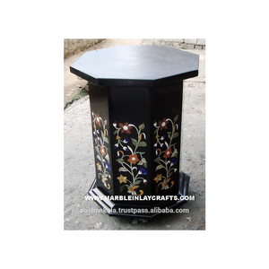 Soporte de incrustación de mesa de mármol, soporte de mesa de incrustación de piedra - Product Image 1