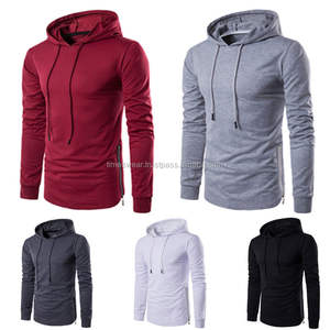 Los hombres de entrenamiento de corte Slim de manga larga de moda Sudadera con capucha deportes Sudadera con capucha - Product Image 3