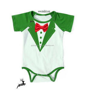 Conception OEM Barboteuse pour bébé en coton biologique imprimé sur mesure Dernier fournisseur d'or indien Tirupur Tissu de bambou Vêtements pour bébé - Product Image 1