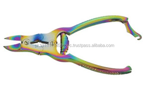 Hoja dentada para cortar uñas, mango de bloqueo, resorte de hoja 14 cm, azul - Product Image 6