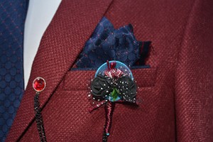 Whosale Turkish Brand High Quality New <b>Men</b> Suits Slim Custom Fit Brand Fashion Suits Blazer - Product Image 6