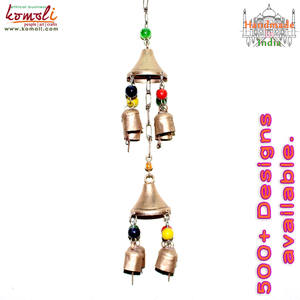 ดาวโลหะเหล็กพร้อมกระดิ่ง,กระดิ่งลมสำหรับตกแต่งสวนบ้านแขวนตกแต่งดาวโลหะ - Product Image 2