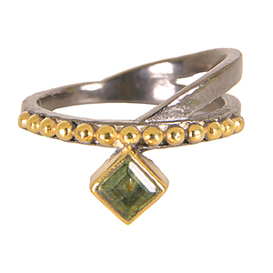 แหวนทอง18K สำหรับผู้หญิงแหวนเพชรพลอยเพอริโดทธรรมชาติสำหรับงานแต่งงานรุ่นล่าสุดของ2025 - Product Image 1