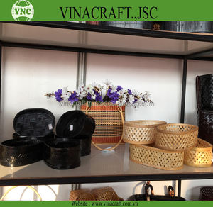 ตะกร้าข้าวไผ่เวียดนามสำหรับเสิร์ฟและเสิร์ฟอาหาร - Product Image 1