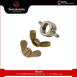 <b>M3</b> Metric Brass Wing Nuts Zinc Plated <b>Screw</b> Nut Surface Treatment T Nuts Type Brass Fasteners for Industrial - Product Image 4