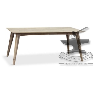 Table à manger industrielle classique en bois - Product Image 1