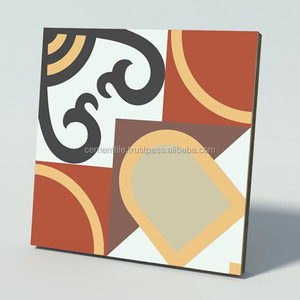 Azulejo de Cemento Encaustic CTS 83.2, 150x150 mm, Detalles Modernos para Interiores, Antideslizante, Alta Calidad, Exportación a Estados Unidos, Hecho en Vietnam para Viviendas - Product Image 1