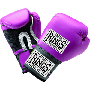 Guantes de boxeo rosa para entrenamiento profesional, MMA, Kick Boxing, lucha de combate - Product Image 1