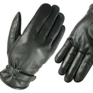 Guantes de vestir lisos de cuero de cabra, a la moda - Product Image 1