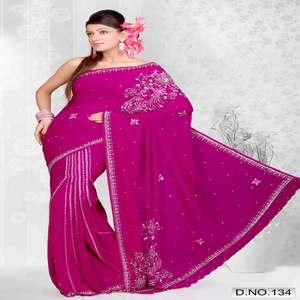 NEW <strong>COLLECTION</strong> of Bridal Look Indian <strong>Designer</strong> <strong>Saree</strong> - Product Image 2