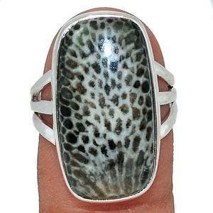 Anillo único de piedras preciosas de Coral negro 2025, anillos de plata de ley sólida 925, joyería hecha a mano para proveedor mayorista, precio ODM OEM - Product Image 1
