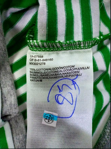 T-shirt d'été décontracté pour garçon, de qualité supérieure, nouvelle marque, rayé vert et blanc, à séchage rapide, tricoté, col rond, 100% coton - Product Image 4