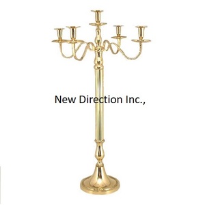 Portavelas de pie de suelo alto de Metal de aluminio, candelabros, centros de mesa, decoración de mesa de cena de boda, soporte de vela de boda - Product Image 3