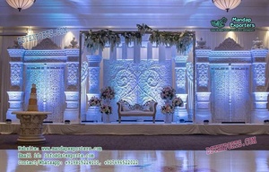 Decoración de escenario, escenario de boda indio, antiguo, función hndi - Product Image 4