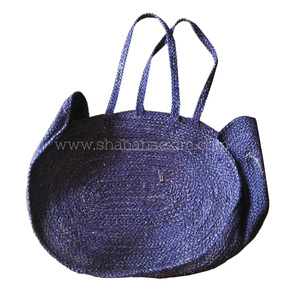Fourre-tout en Jute de bonne qualité, sac de plage tressé et fait à la main pour les courses, vente en gros - Product Image 2