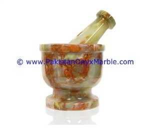 Juego de Mortero y Maja de Mármol Ónix Único - Product Image 2