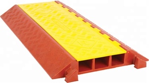 Protecteur de câble en polyuréthane à 3 canaux, goulottes pour câbles - Product Image 5