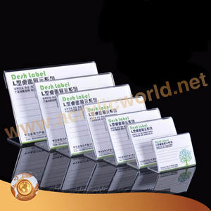 A6 acrylique menu stand restaurant menu signe rack acrylique menu affichage - Product Image 3