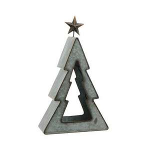Árbol de Navidad de estaño galvanizado - Product Image 1