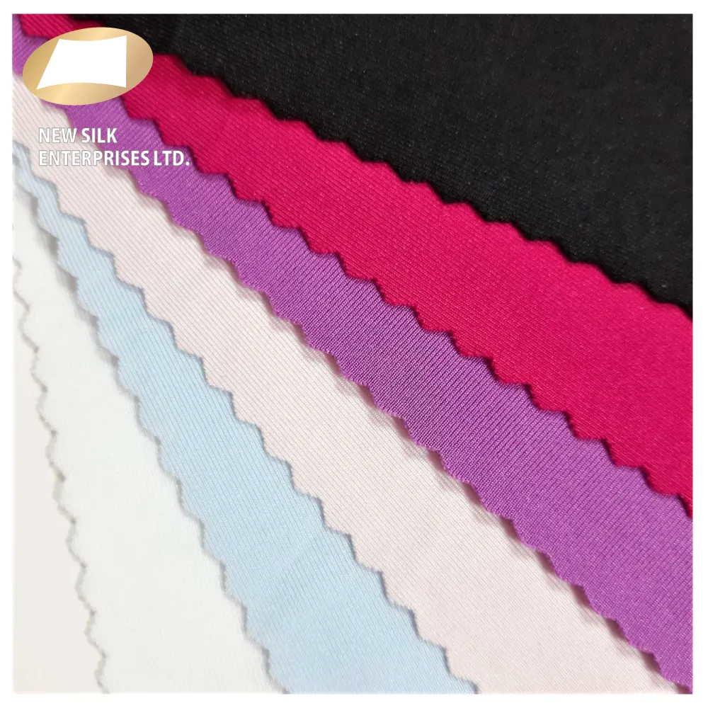 Atacado qualidade da textura 84% poliamida 16% elastano nylon spandex tecido para roupas esportivas