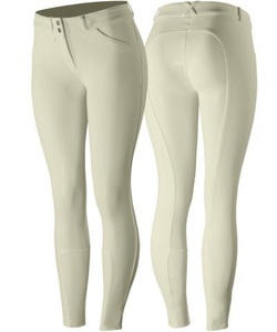 Shemax 2023 Hot Selling Horse Riding High Quality Equestrian Custom <b>Knee</b> <b>Patch</b> Full Seat Grand Prix Silicon Grip Cream Breeches - Product Image 5