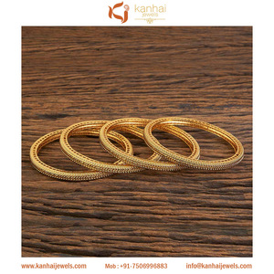 Wholesale Delicate <b>Bangles</b> With Gold Plating 17959 Gold - Product Image 1