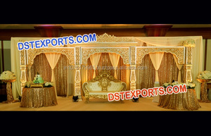 Haoyeli — ensemble de décoration de scène de mariage, dispositif traditionnel indien, magnifique, scène de mariage - Product Image 6