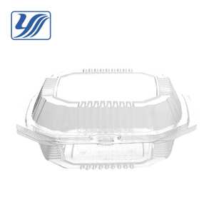 OPS Octagon Disposable Plastic Fruit <b>Container</b> <b>with</b> Embossing for Food Use - Product Image 1