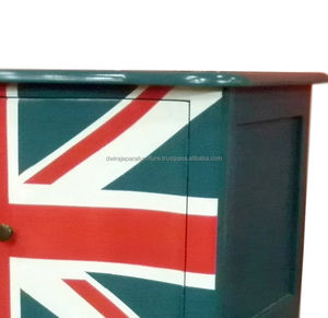 บ้านเฟอร์นิเจอร์อินโดนีเซีย-Nightstand ยูเนี่ยนแจ็คเฟอร์นิเจอร์ห้องนอน - Product Image 5