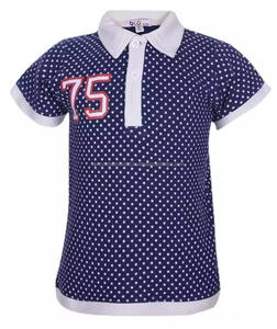 Camiseta Informal a Cuadros de Manga Corta para Niñas, Teñida con Hilo, con Estampado de Números, Colores Personalizados, Tela de Lona de Bangladesh - Product Image 2