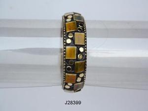 Bracelet en mosaïque et incrustation d'os antiques sur socle en laiton Bracelets et bracelets en os indien Meilleur cadeau pour femmes et filles - Product Image 5