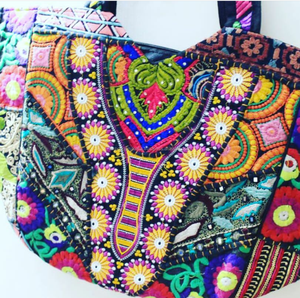 Nueva llegada India Banjara Tote bolso de hombro personalizable estilo étnico con decoración bordada de Guru Kirpa Export House - Product Image 4