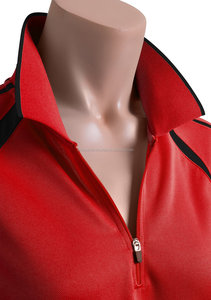 Girls Short Sleeve <b>Zip</b> <b>up</b> <b>Polo</b> Shirt / Sports Shirt / T-Shirt - Product Image 4
